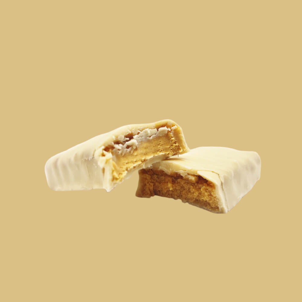 Barre hyperprotéinée Caramel cacahuètes enrobage blanc 35g MD Unité
