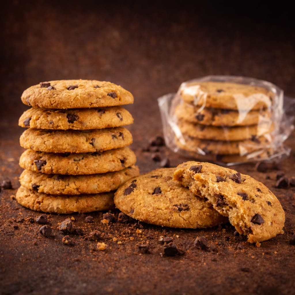 Biscuits protéinés cookies pépites de chocolat
