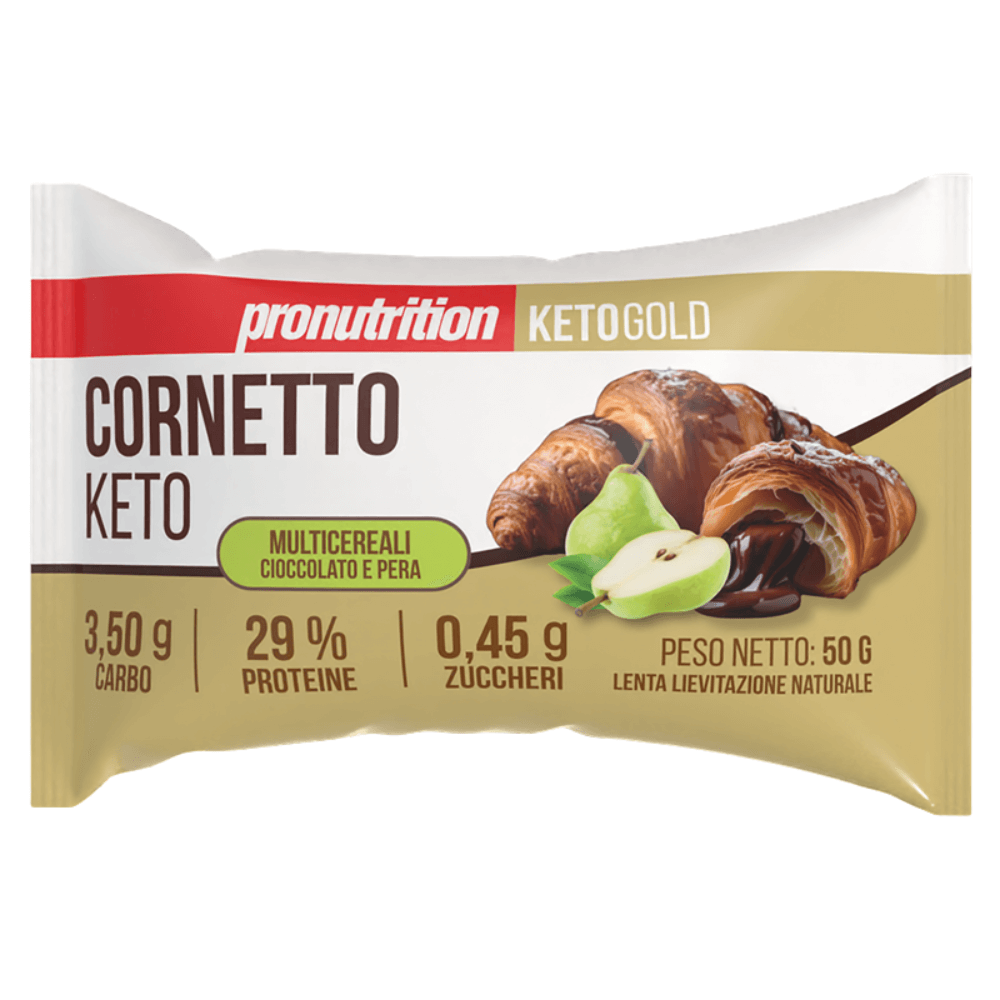 Croissant multicéréales Keto Chocolat et Poire 50g Pronutrition