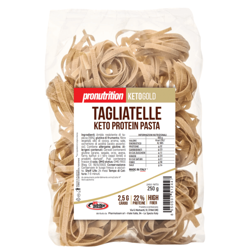 Pâtes protéinées Tagliatelles Keto 250g Pronutrition