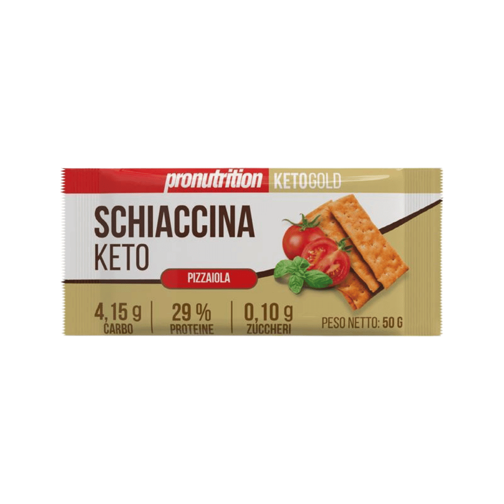 Schiaccina Keto goût Pizza 50g Pronutrition