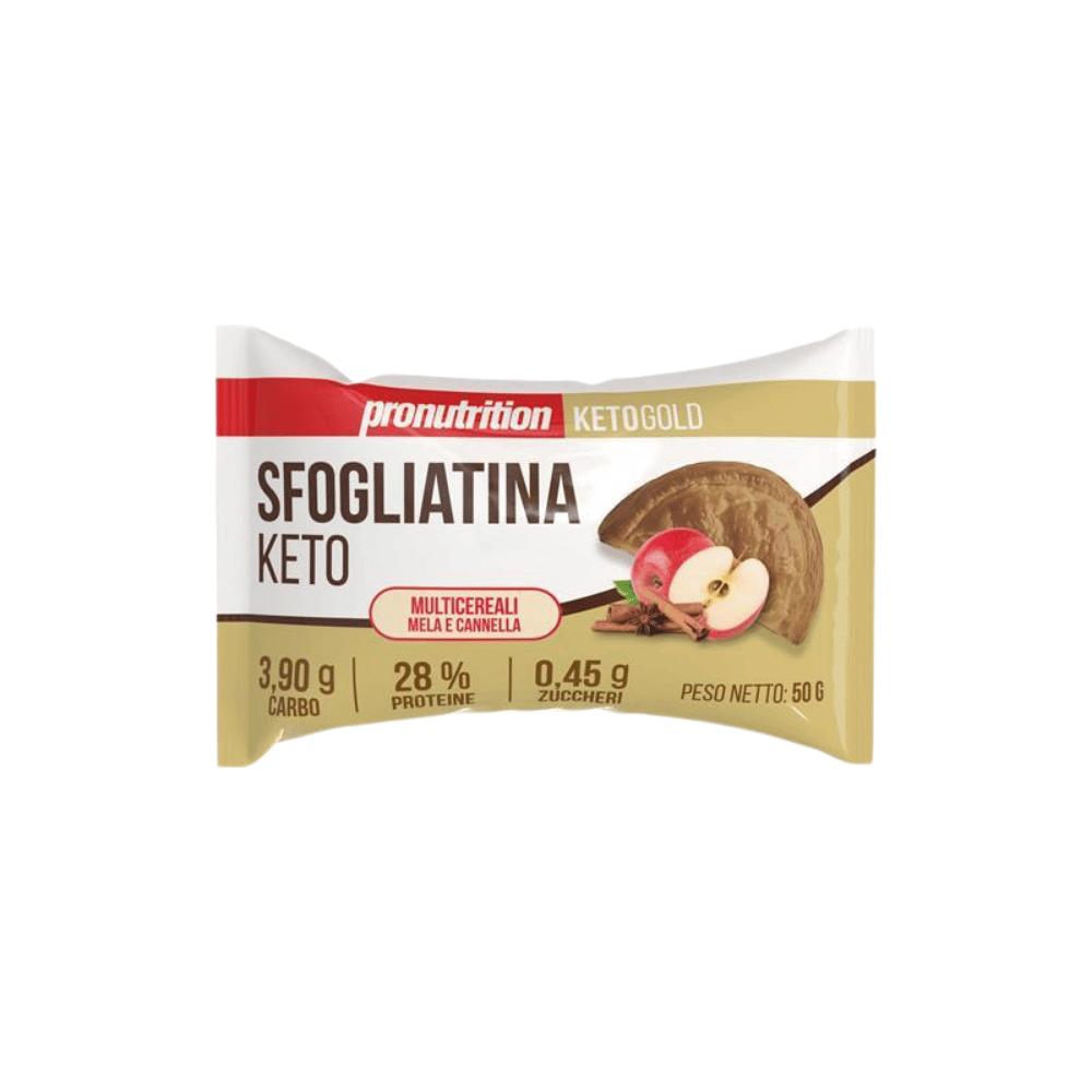 Sfogliatina Keto multicéréales Pomme cannelle 50g Pronutrition