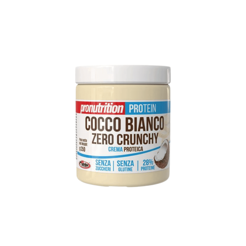 Pâte à tartiner protéinée sans sucre Chocolat blanc Noix de coco 350g Pronutrition
