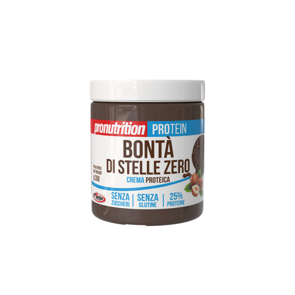 Pâte à tartiner protéinée sans sucre goût Bontà di Stelle (biscuit chocolaté) 350g Pronutrition
