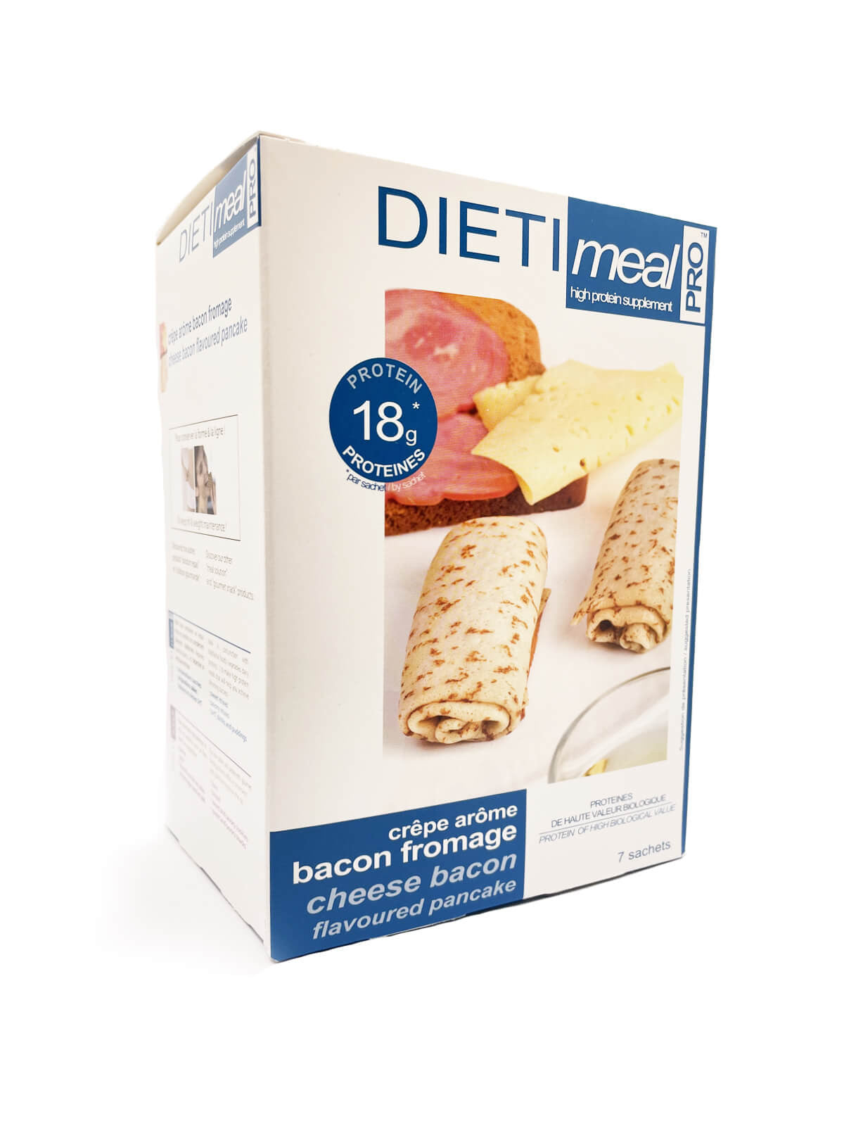 Crêpe hyperprotéinée Bacon Fromage 7 sachets Dietimeal