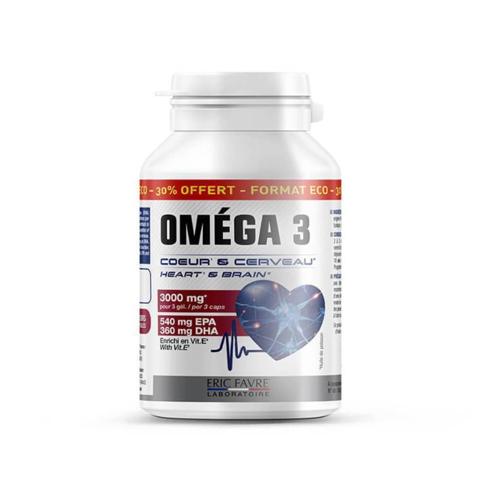 OMEGA 3 Offre économique 120 capsules Eric Favre Laboratoire