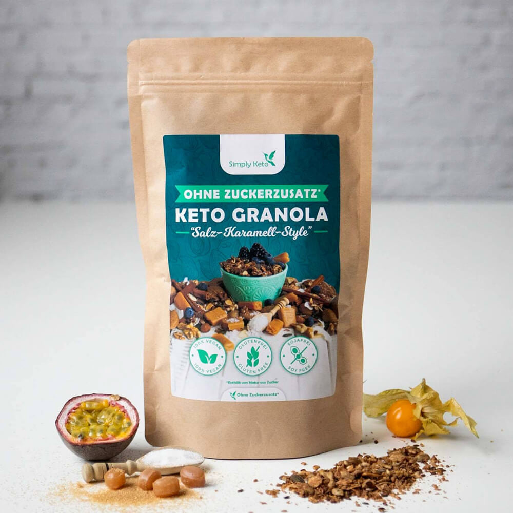 Keto Granola Caramel salé Simply Keto 250g