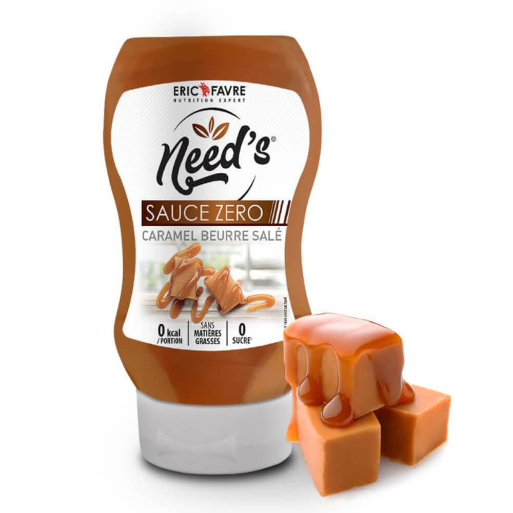 Need's Sauces Zero CARAMEL BEURRE SALE 350 ml Eric Favre