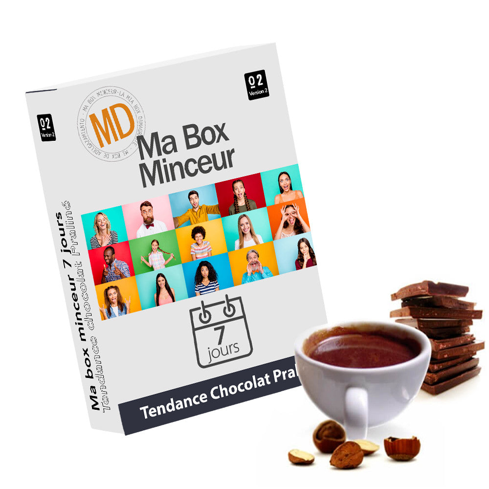 Box Régime hyperprotéiné 7 jours - Tendance Chocolat et praliné