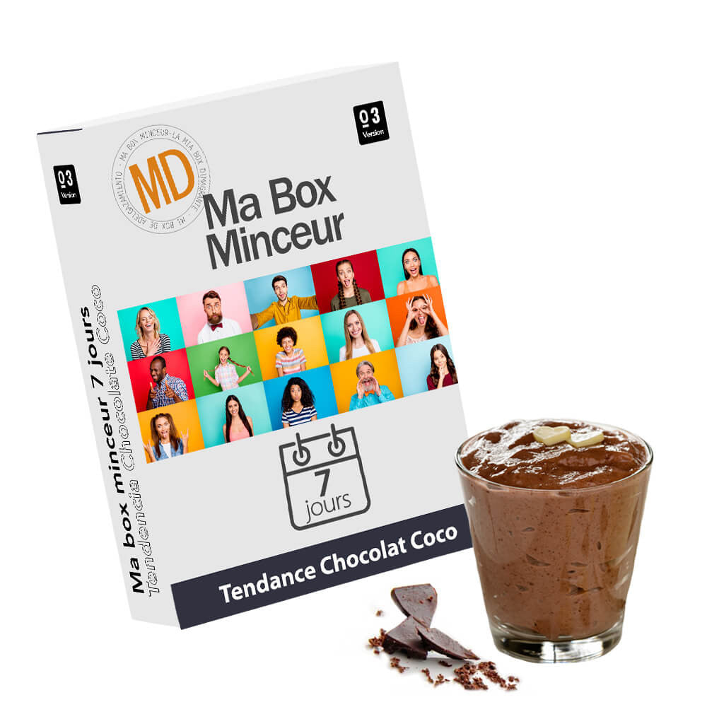 Box Régime hyperprotéiné 7 jours - Tendance Chocolat et Coco