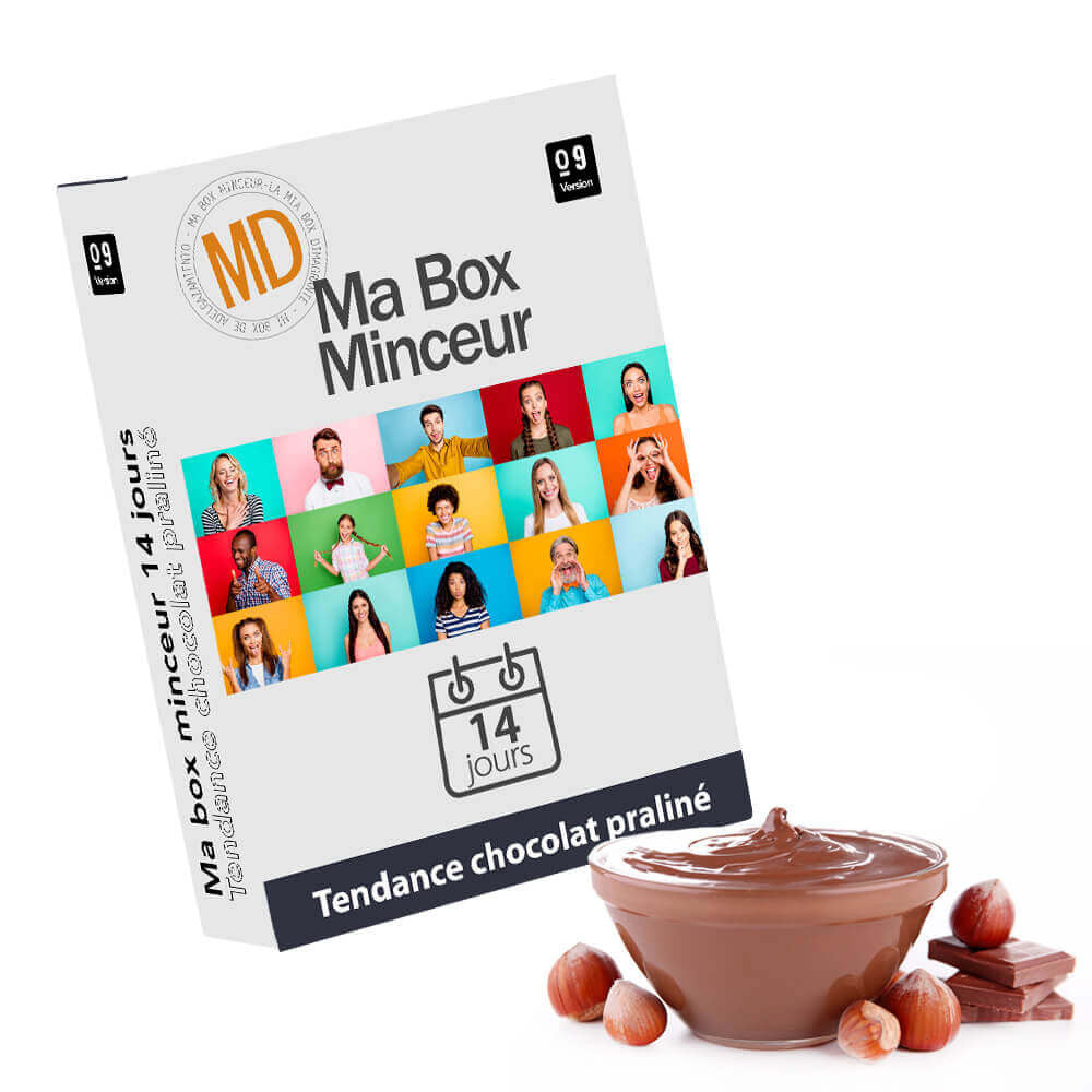 Box Régime hyperprotéiné 14 jours - Tendance Chocolat Praliné