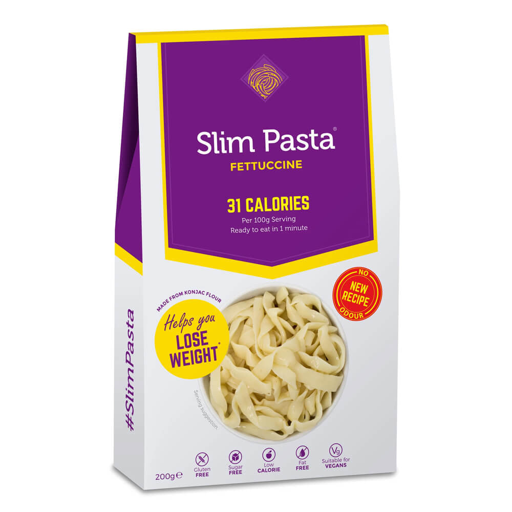 SlimPasta Fettuccine shirataki de Konjac égoutées