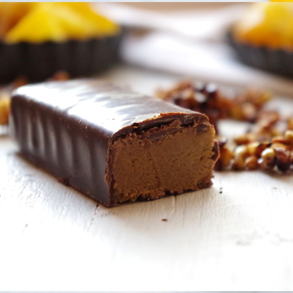 Barre protéinée chocolat noisette au collagène à l'unité MD