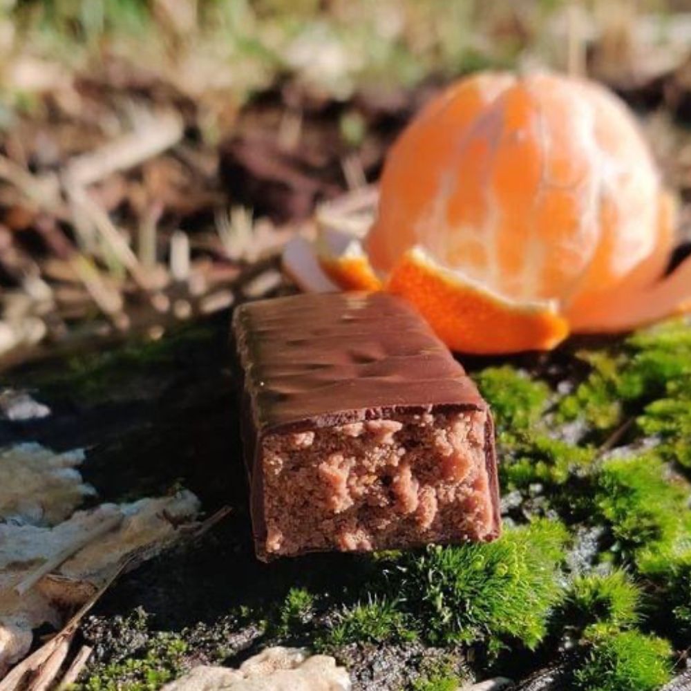 Barre protéinée Chocolat Orange Sans Gluten à l'unité Prolinéa