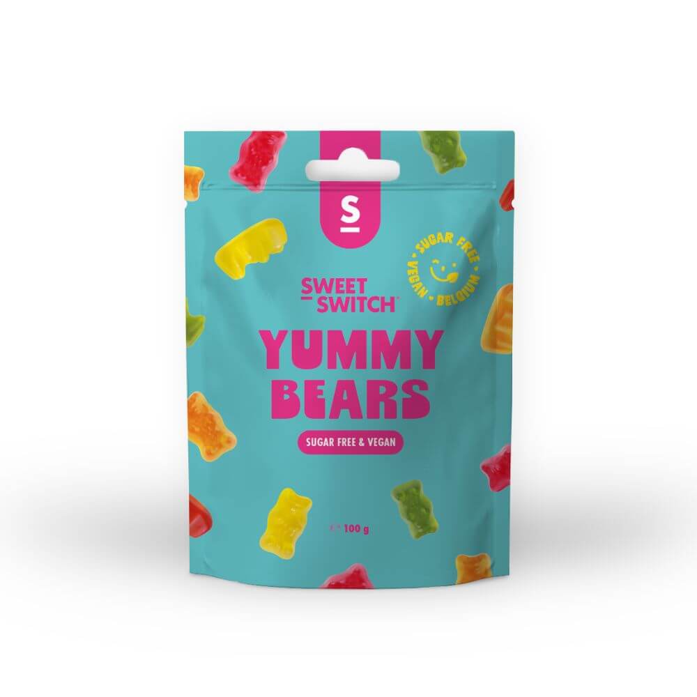 Bonbons sans sucre Keto Yummy Bears Sweet-Switch 100g