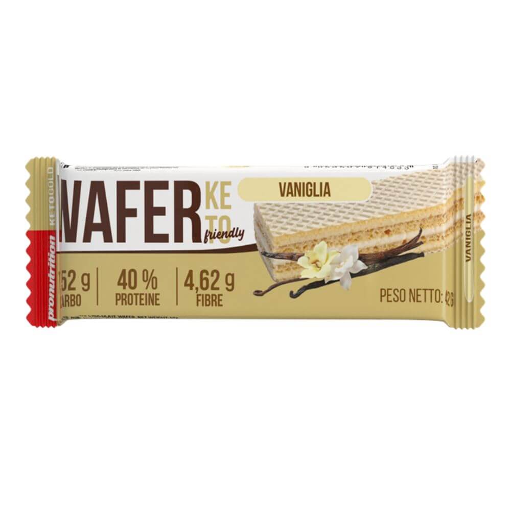 Wafer Keto Vanille 42g - Pronutrition
