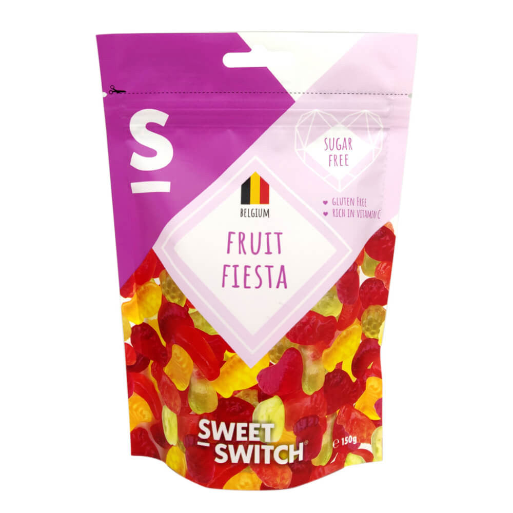 Caramelle senza zucchero Keto Fruit Fiesta Sweet-Switch 150g