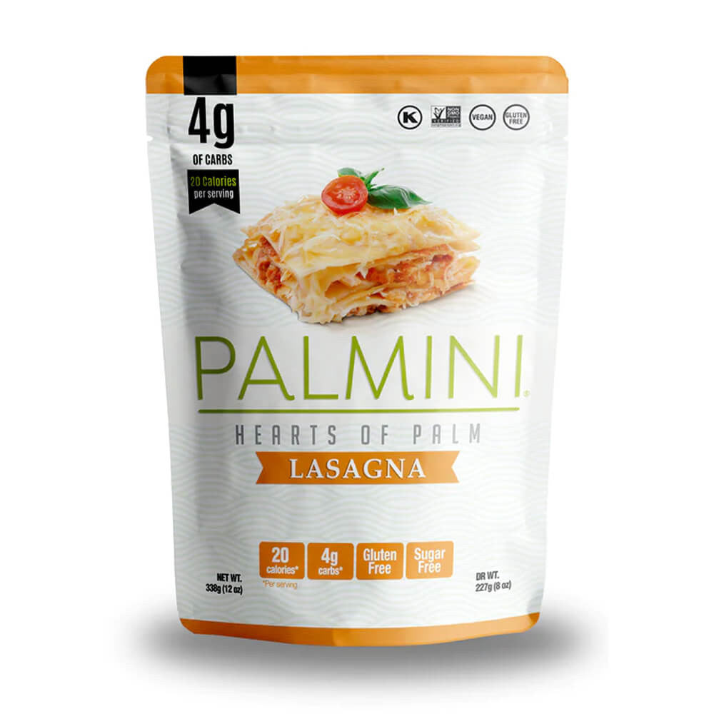Palmini - Lasaña - 5 g de carbohidratos - Sin gluten - Paquete de 340 g