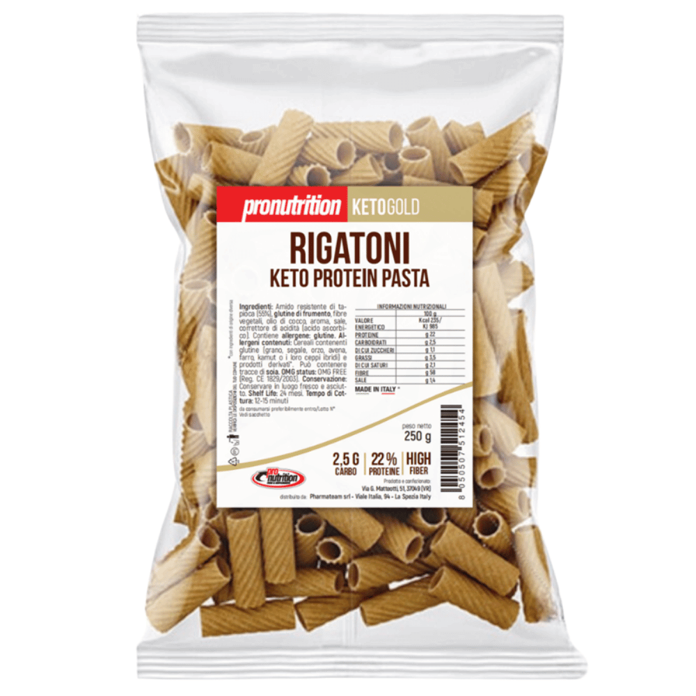 Pâtes protéinées Rigatoni Keto 250g Pronutrition