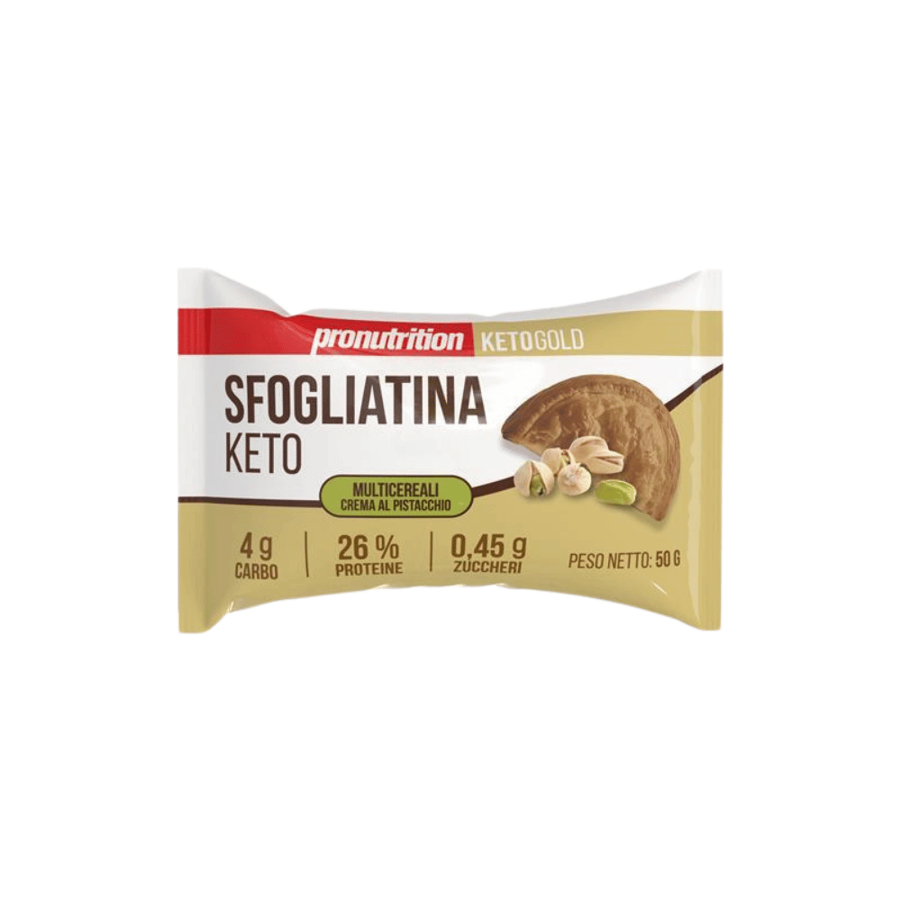 Sfogliatina Keto multicéréales Pistache 50g Pronutrition