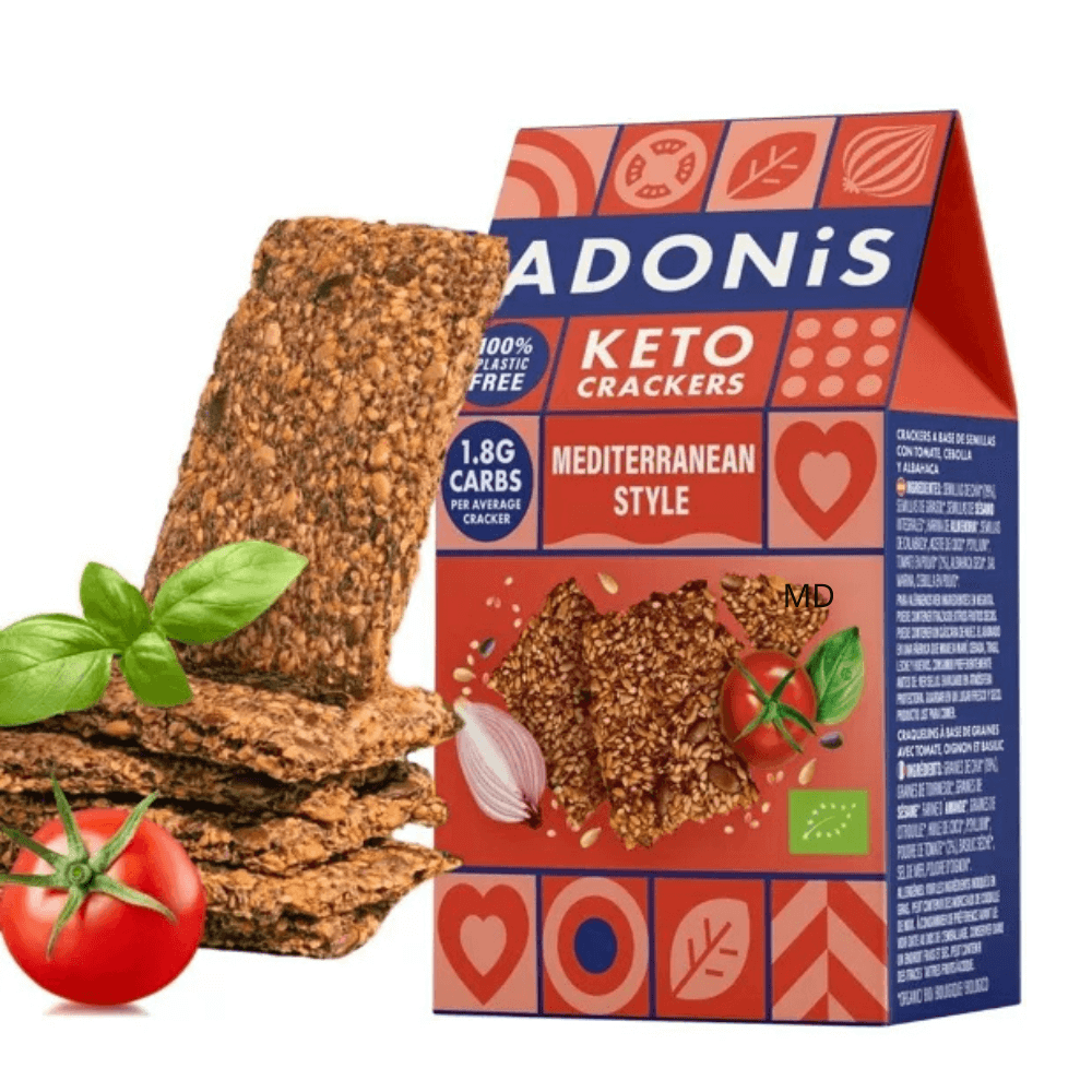 Crackers Keto style méditerranéen ADONIS