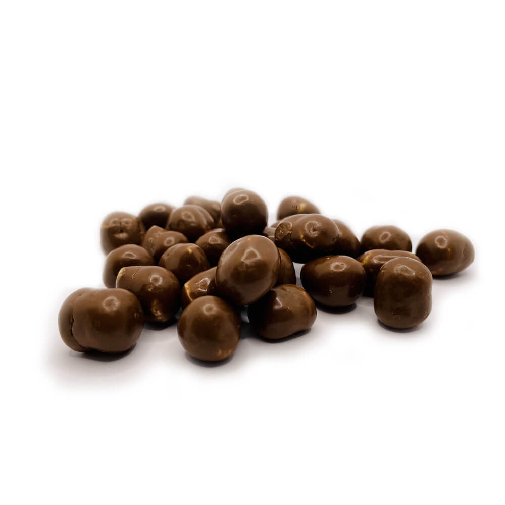 Boules de soja protéinées enrobées de Chocolat Lait