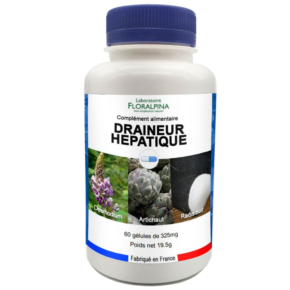 Draineur hépatique - 60 gélules - Floralpina