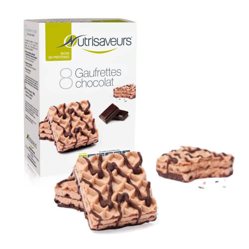 Nutrisaveurs gofres proteicas CHOCOLATE