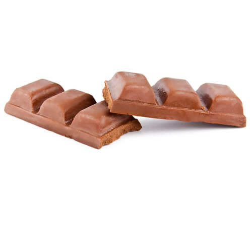 Barra de cacao rellena de praliné de avellanas rico en proteínas a la unidad MinceurD