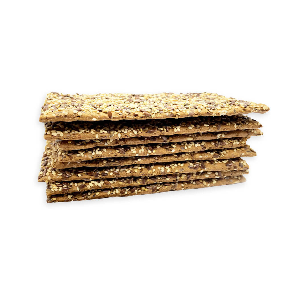Cracker proteici di semi di cheto Confezione da 8 MD
