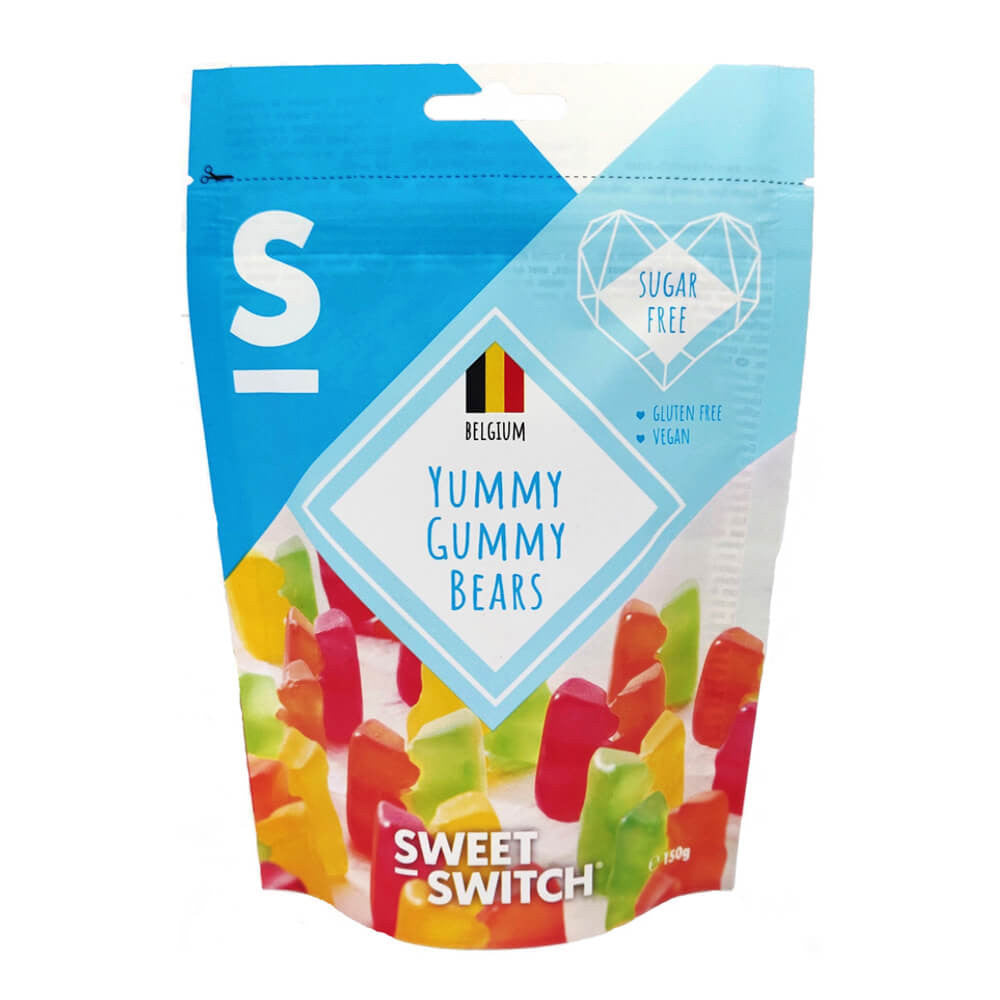 Caramelle senza zucchero Keto Yummy Gummy Bears Sweet-Switch 150g