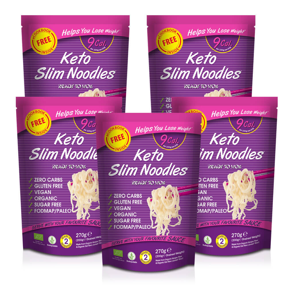 Slim Noodles shirataki de Konjac - Lot de 5 paquets
