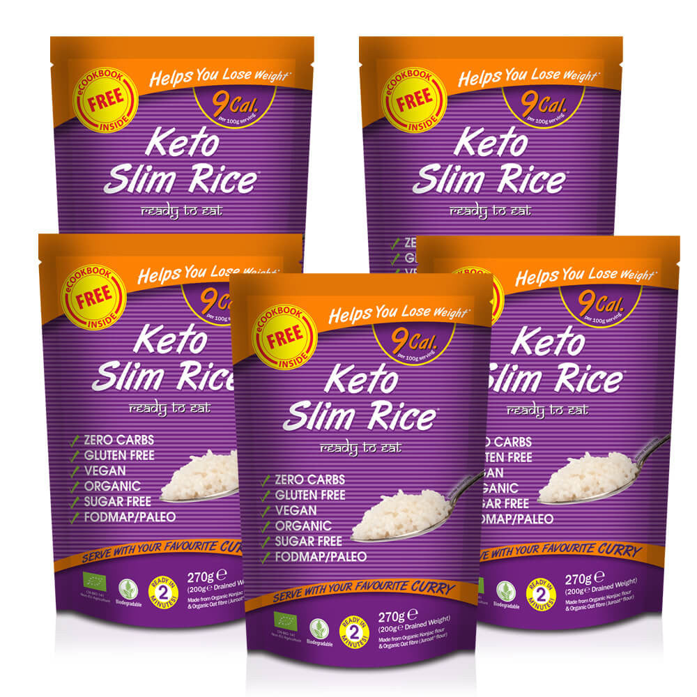 Slim Rice shirataki de Konjac - Lot de 5 paquets