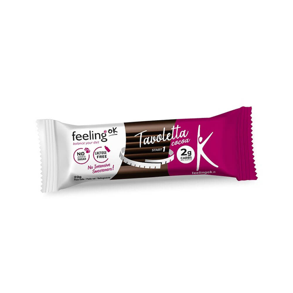 Tavoletta cacao proteica 20g FeelingOk