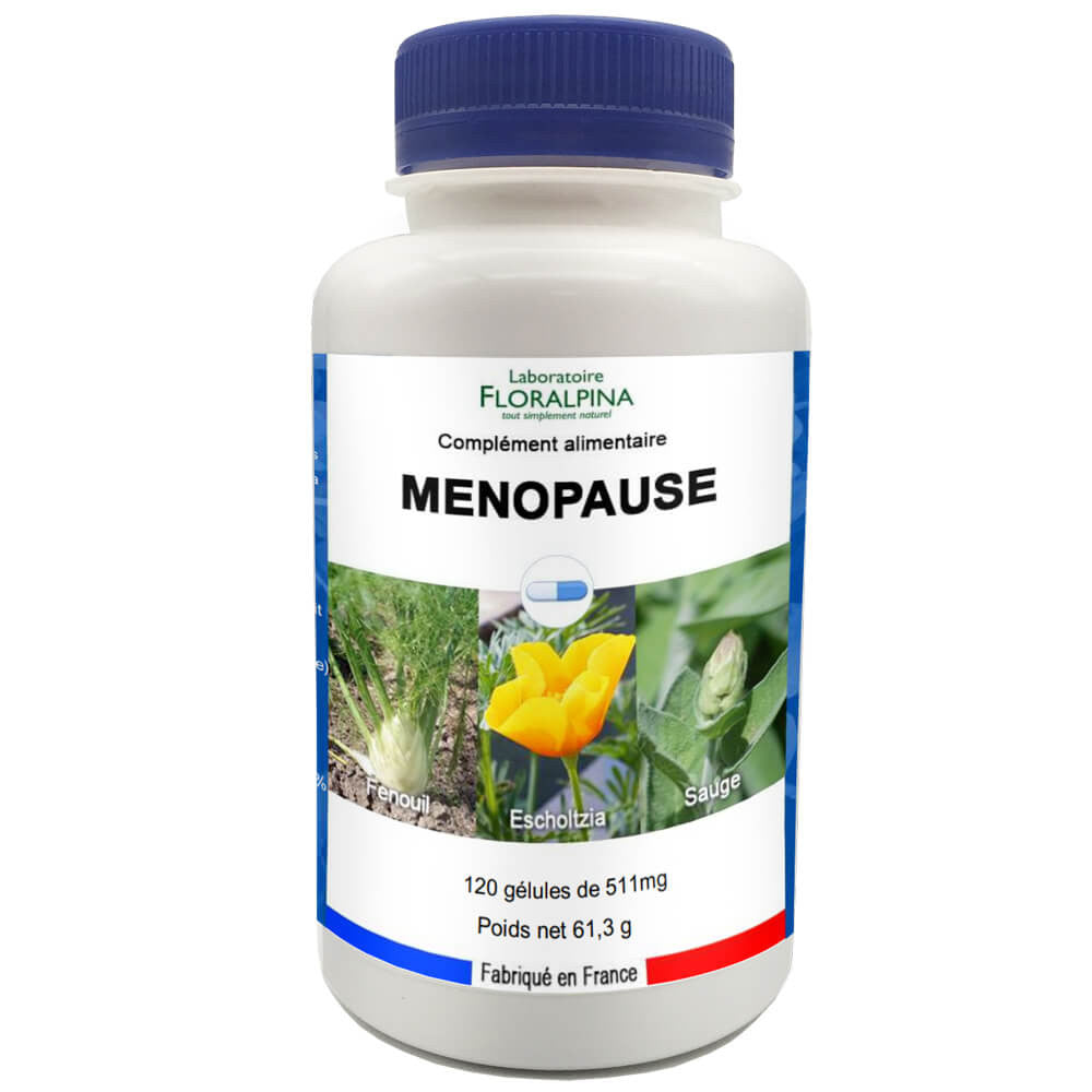 Suplemento para la menopausia - 120 cápsulas - Floralpina