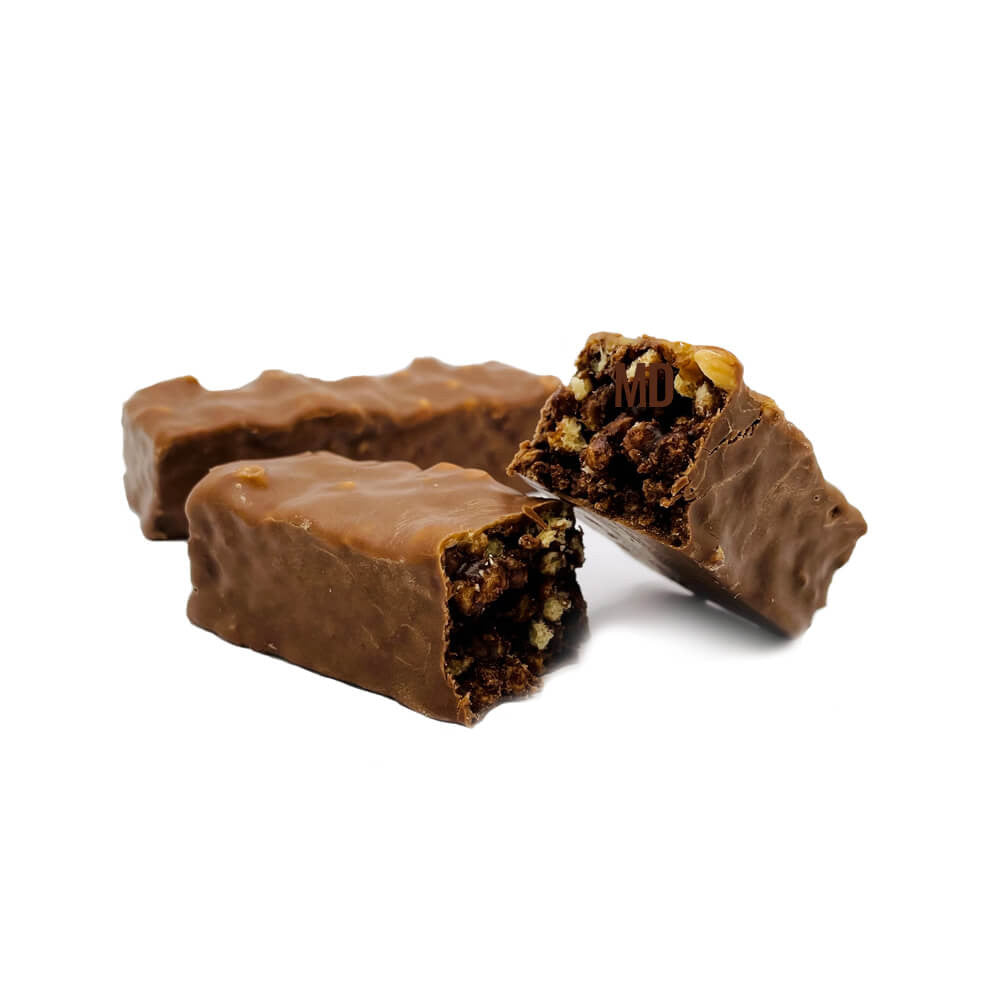 Barres protéinées Double Chocolat Caramel Deluxe Boîte de 7 Dietisnack