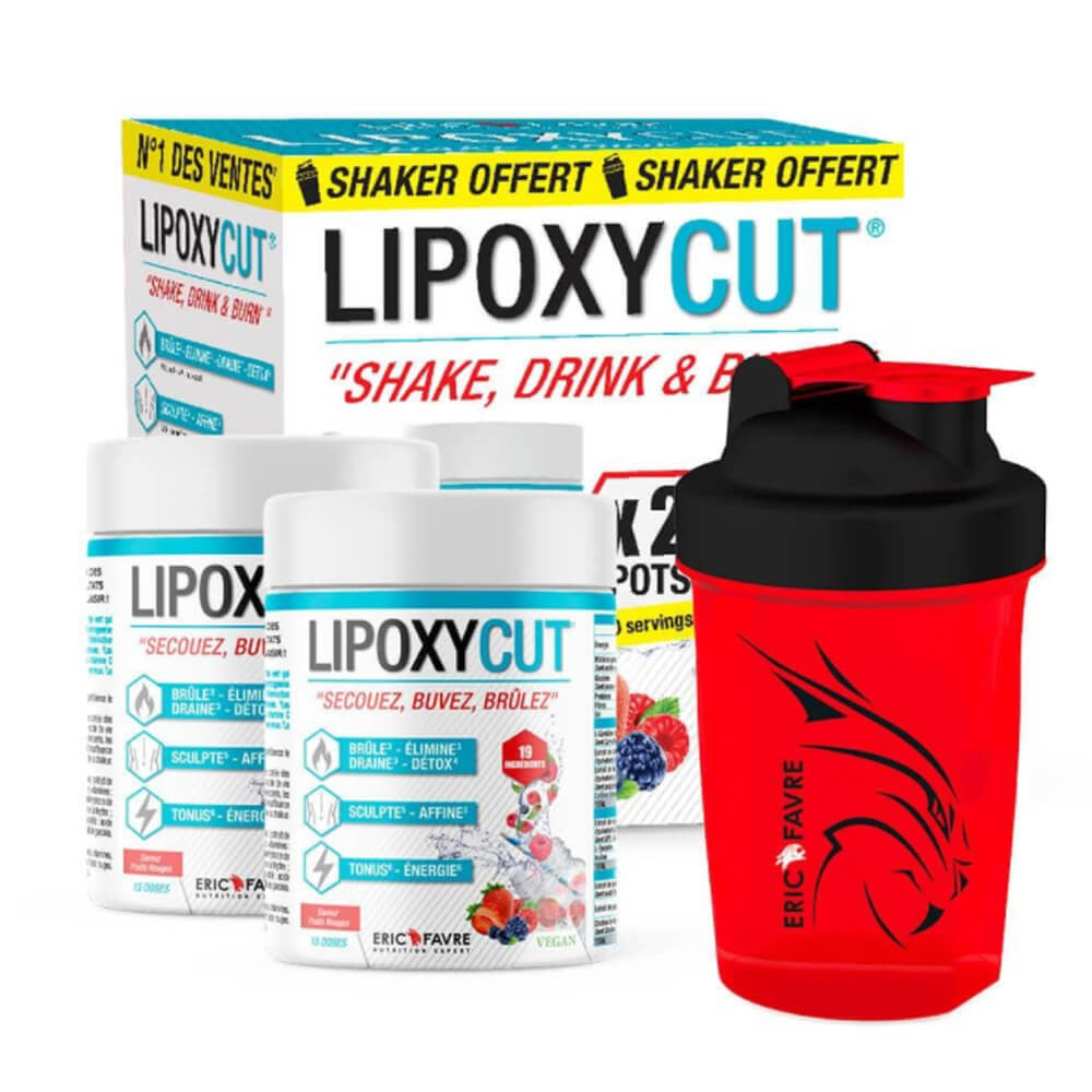 Coffret Lipoxycut Brûleur de graisses Fruits rouges Eric Favre