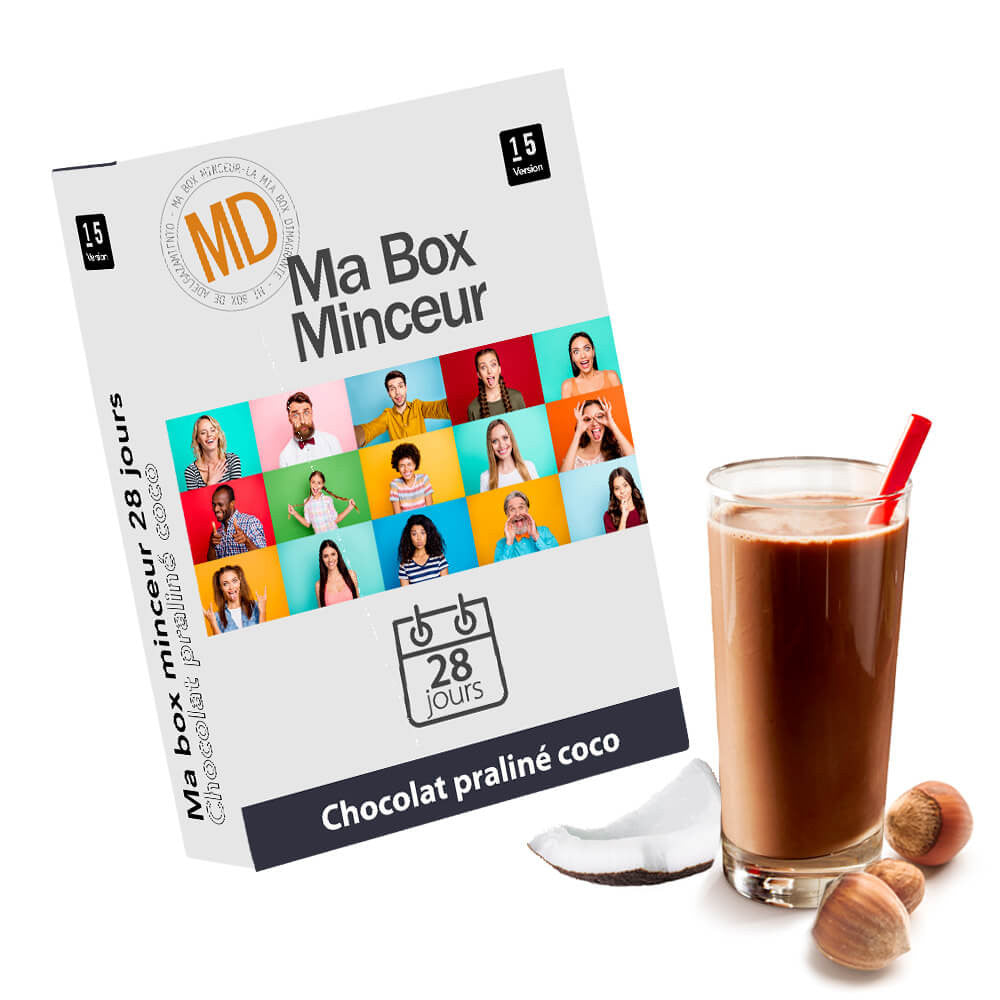 Ma Box Minceur 28 jours - Tendance Chocolat Praliné Coco