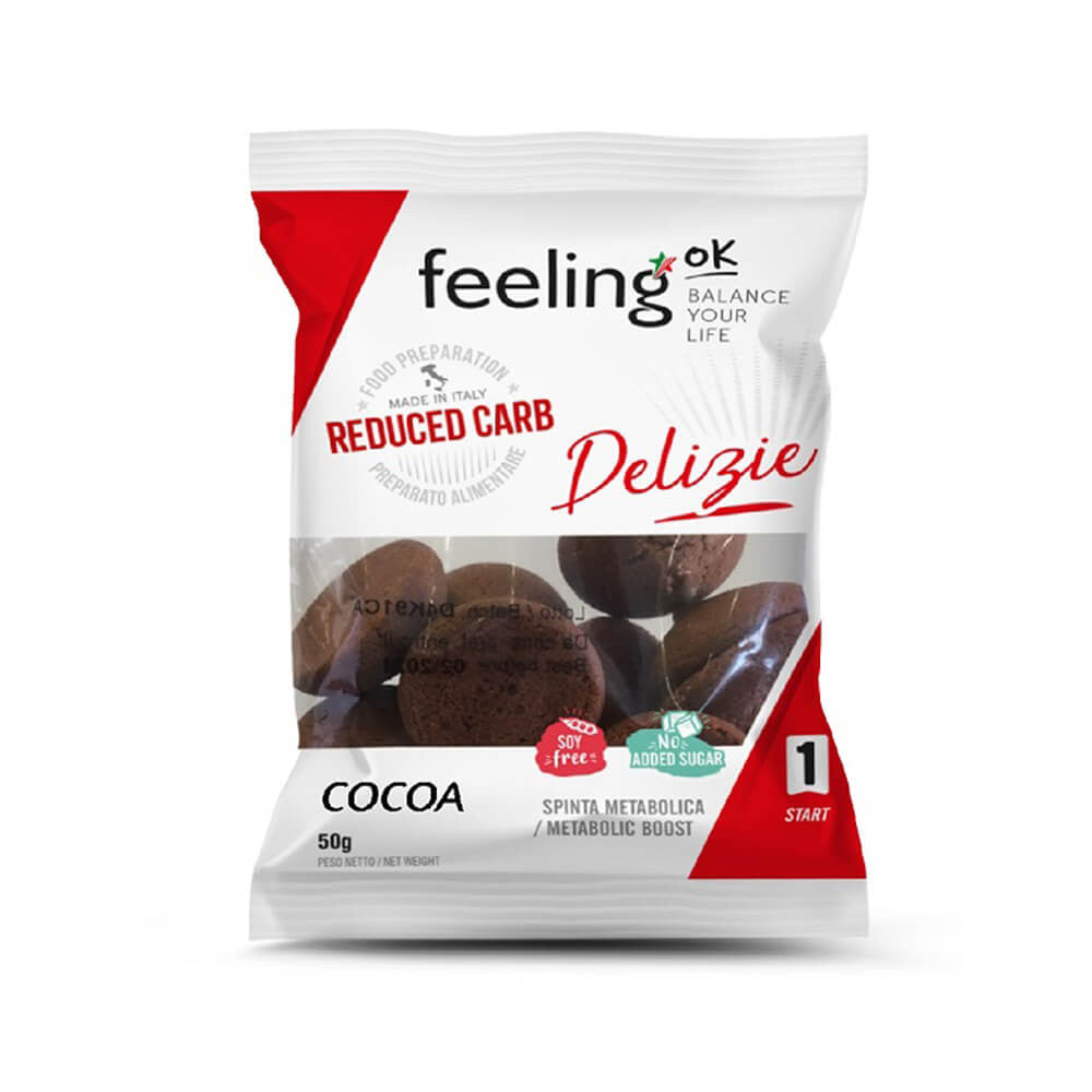 Biscuits protéinés Delizia Cacao START FeelingOK