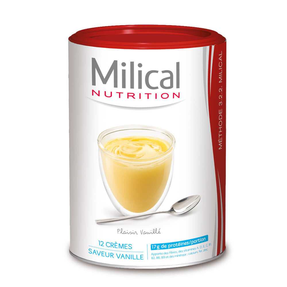 MILICAL Crème hyperprotéinée Vanille Pot ECO 12 portions