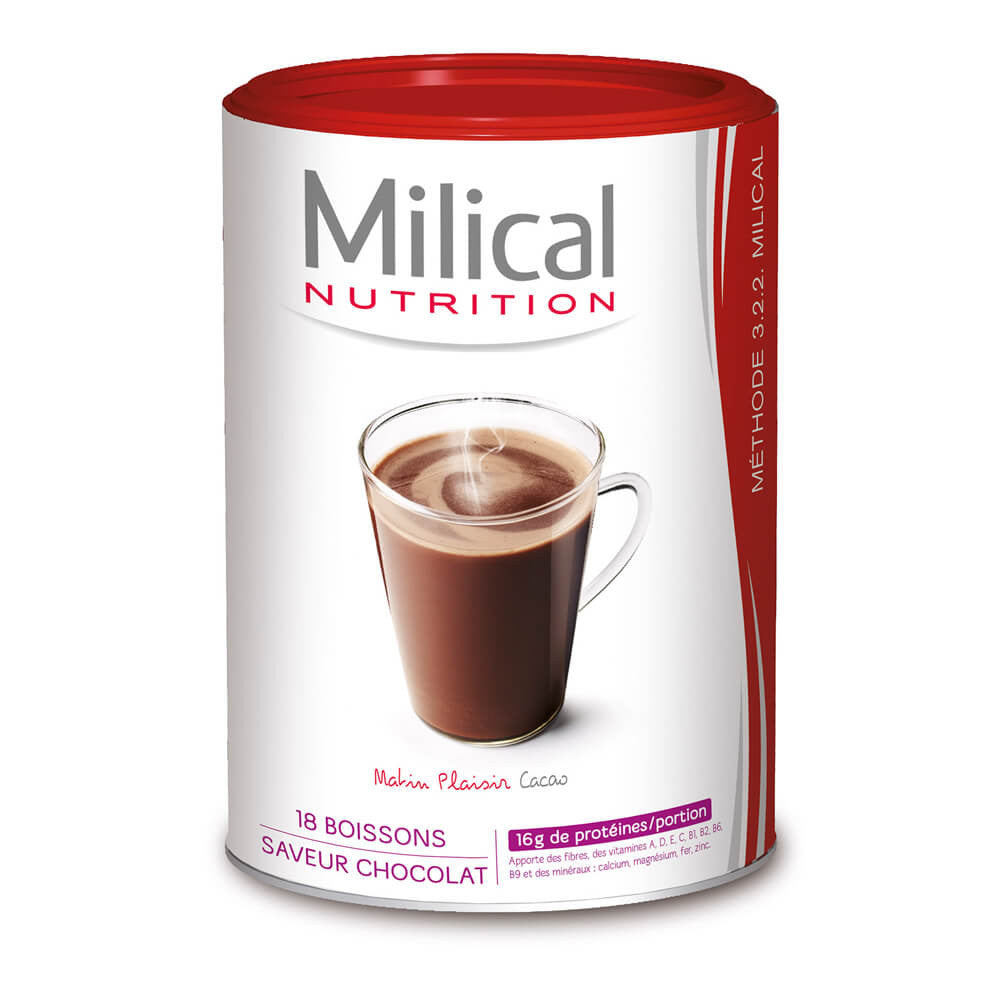 MILICAL Boisson hyperprotéinée CHOCOLAT Pot ECO 18 portions