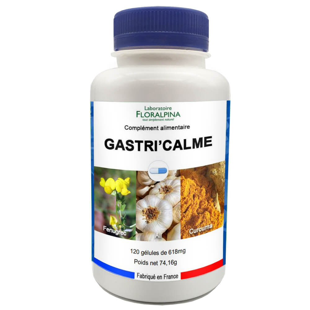 Gastri calma - 120 cápsulas - Floralpina