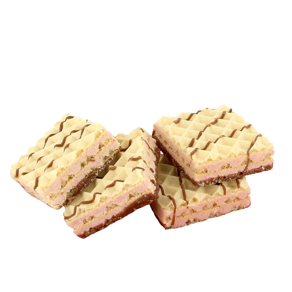 Gaufrettes Protéinées Framboise chocolat blanc Dietisnack