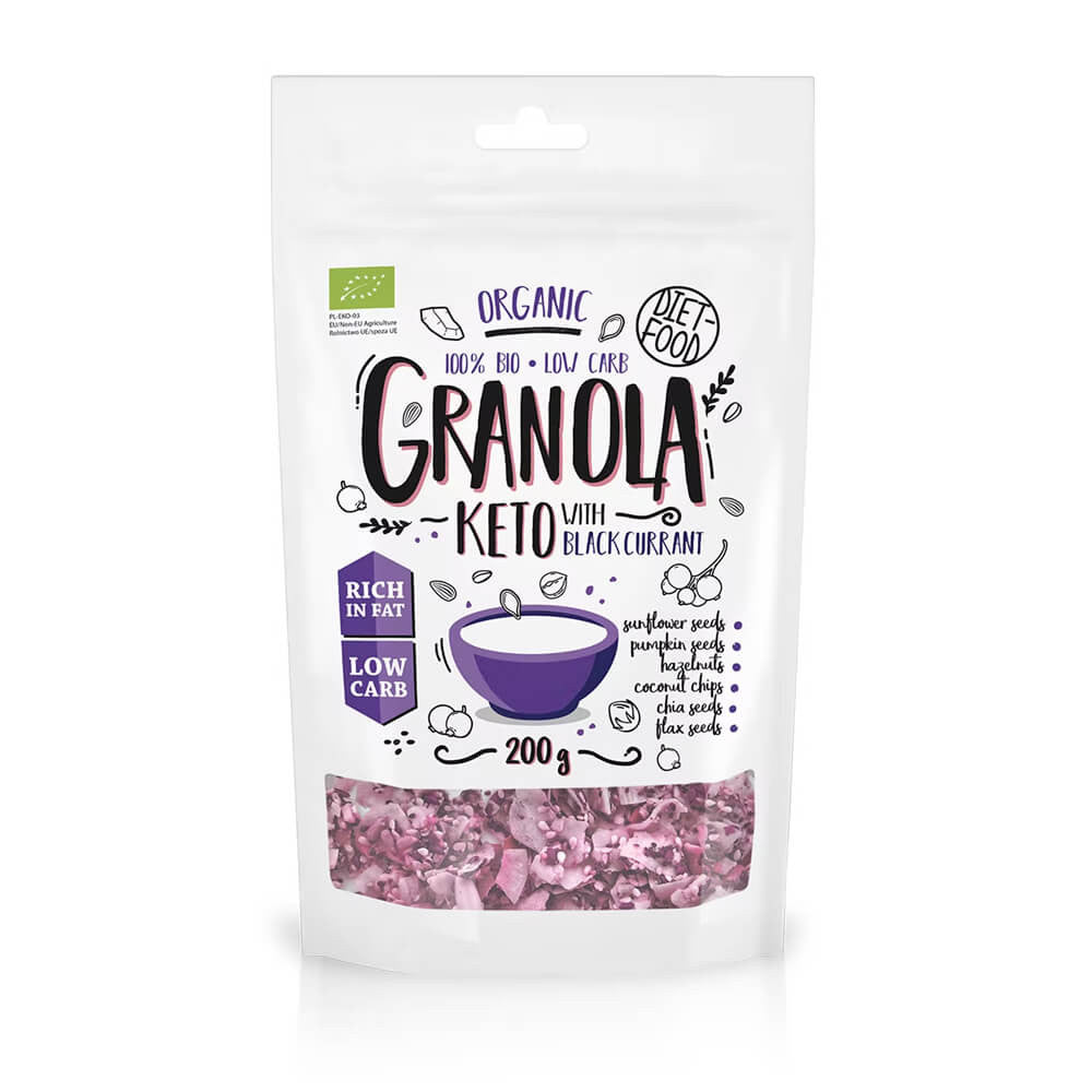 Granola Keto Bio Cassis Diet-Food 200g