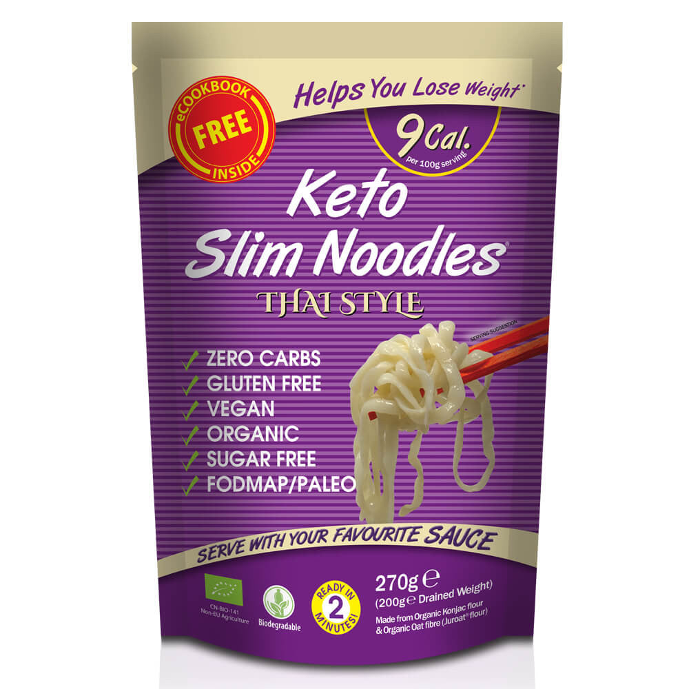 Slim Noodles Thaï Style shirataki di konjac - SlimPasta confezione da 270g