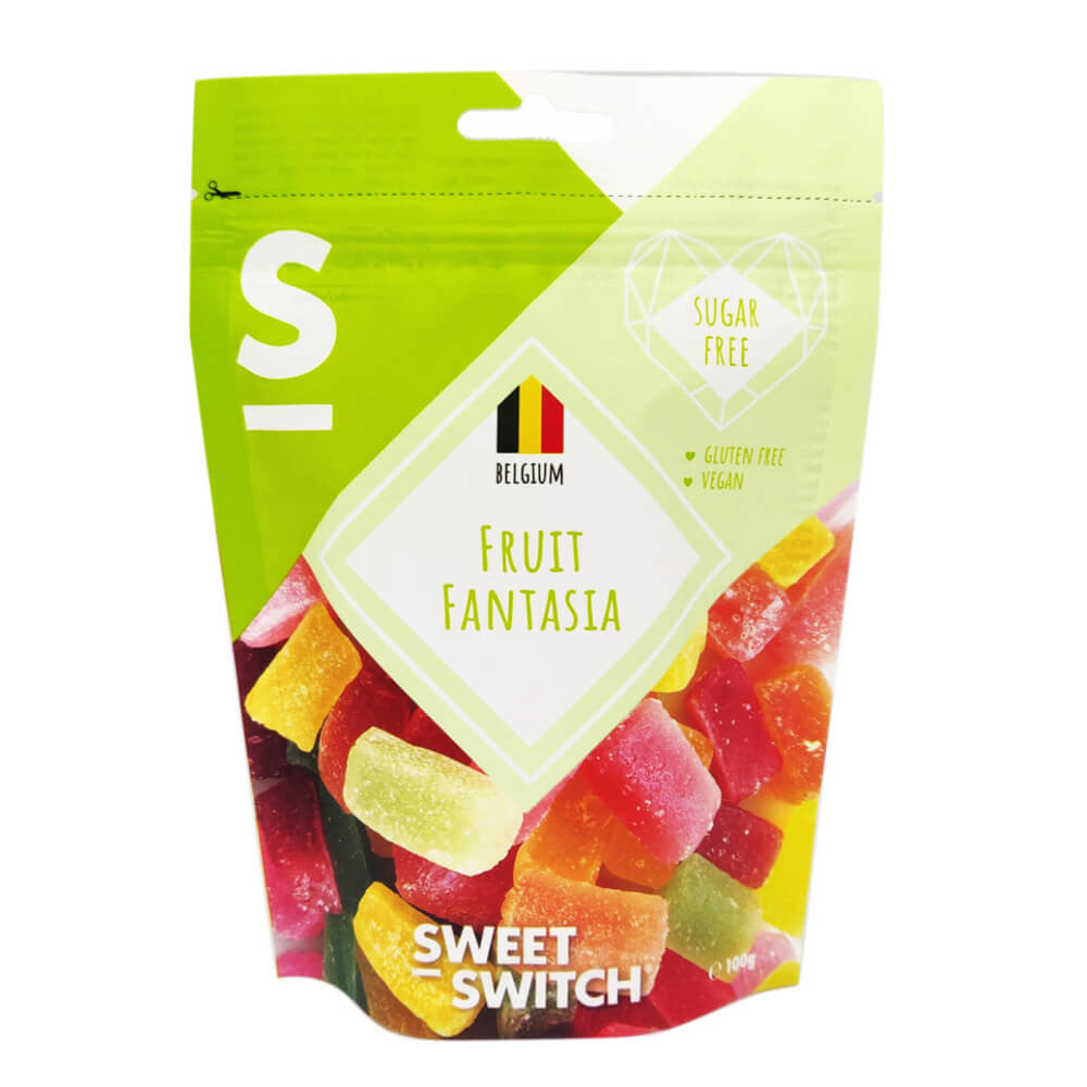 Gomme gommose senza zucchero Keto Fruit Fantasia Sweet-Switch 100g