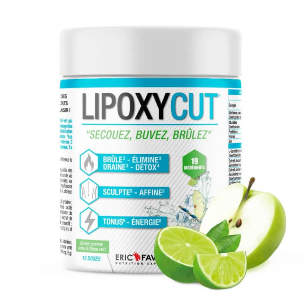 Lipoxycut Brûleur de graisses Pomme verte et Citron Vert Eric Favre