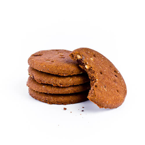 Biscuits protéinés chocolat noisette MD