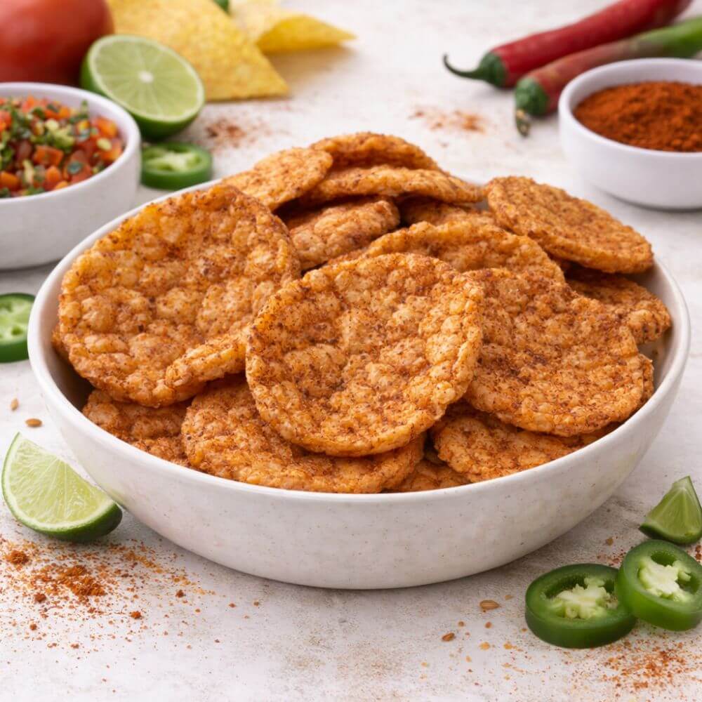 Chips protéinées soufflées arôme TEX MEX BBQ unité 25g