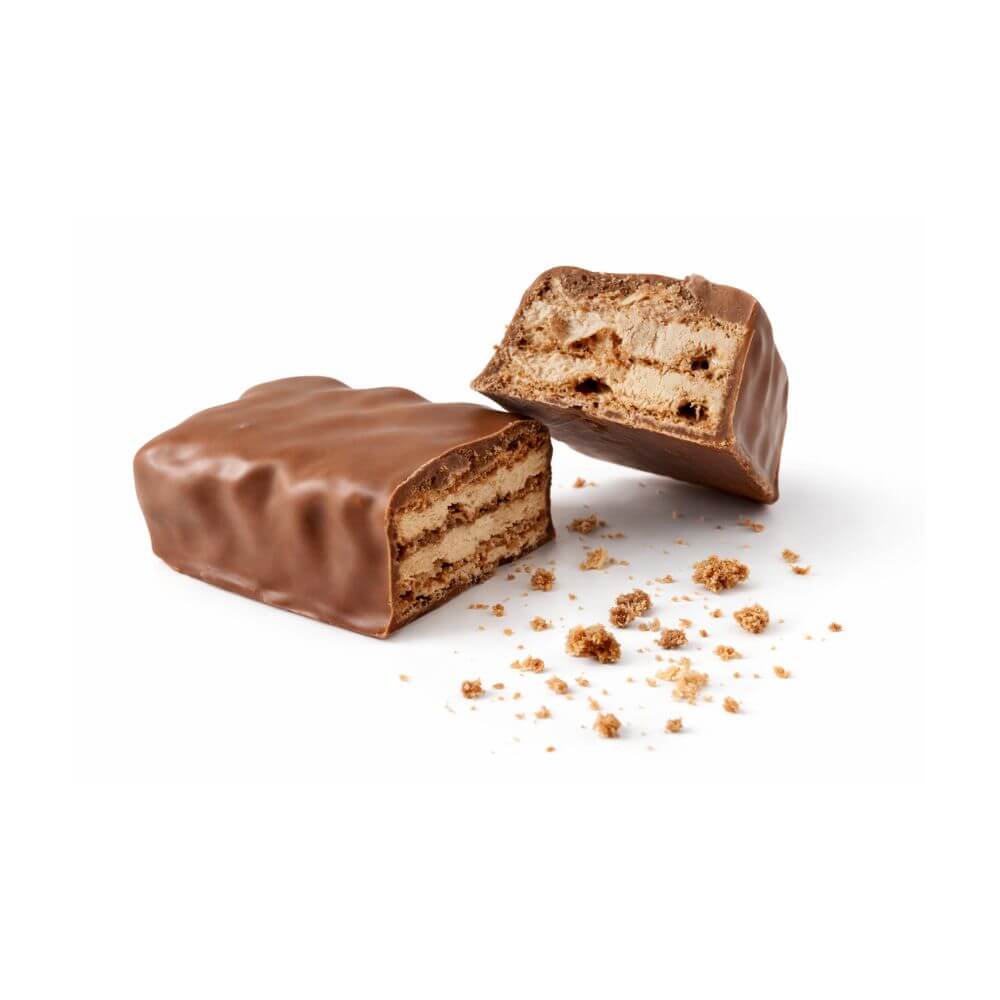 Gaufre protéinée enrobée chocolat & crème chocolat MD unite